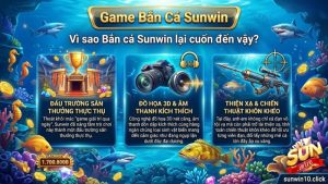 Giao diện game bắn cá 3D chân thực tại cổng game Sunwin